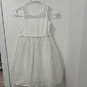 American Princess Ivory Elegant Girl Dress Size 7